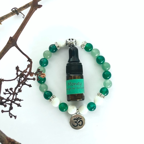 “Money” Diffuser Bracelet - Small 6” - Picture 2 of 6